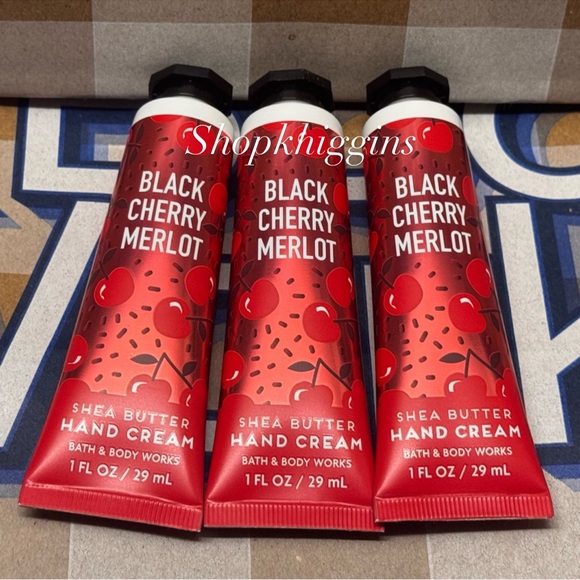 Bath & Body Works Other - NEW B&BW (3) Black Cherry Merlot 1 fl oz Hand Creams